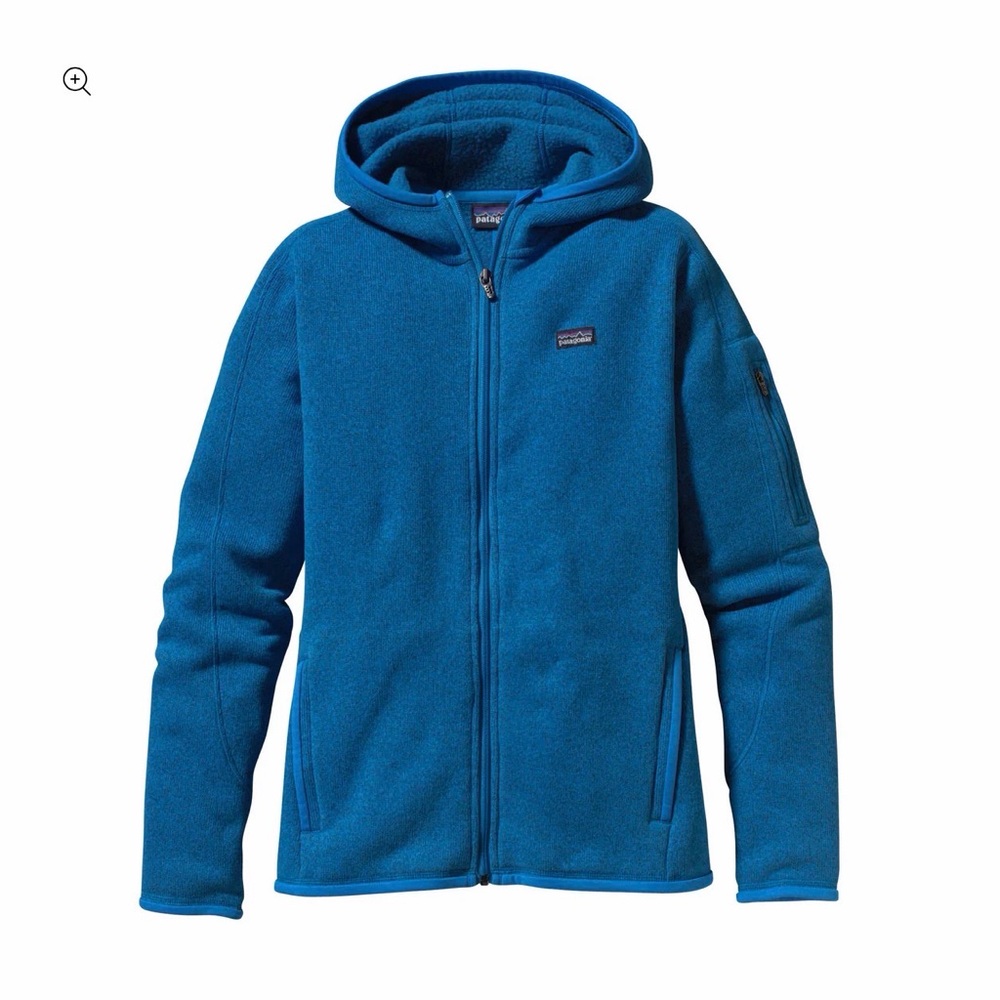 Patagonia Royal Blue Full-Zip Hooded Fleece